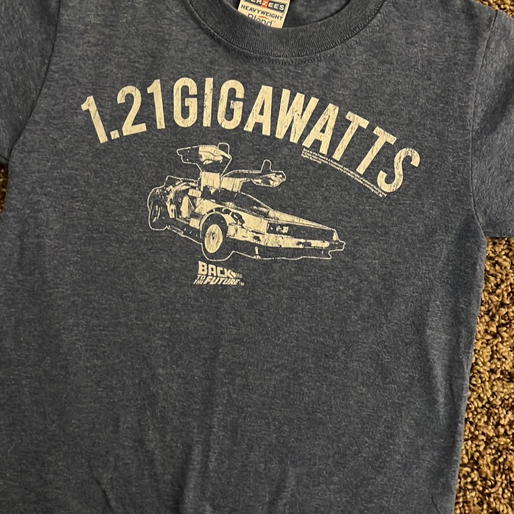 Like New Back to the Future tee